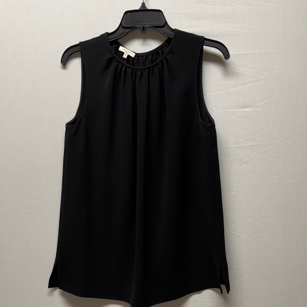 Lafayette 148 New York Black Sleeveless Shell